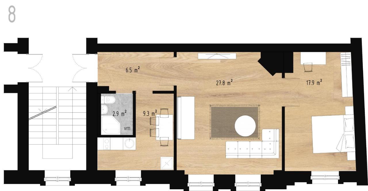 Ferienwohnung Ancient Storie'S Ap 65Sqm Renovated Free Parking Riga Exterior foto